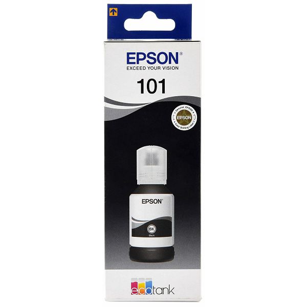 Tinta EPSON 101 EcoTank crna, C13T03V14A