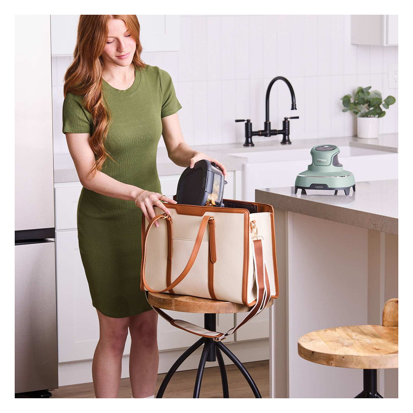Ninja friteza FN101EUSG Crispi 4-u-1 Sage Green-16