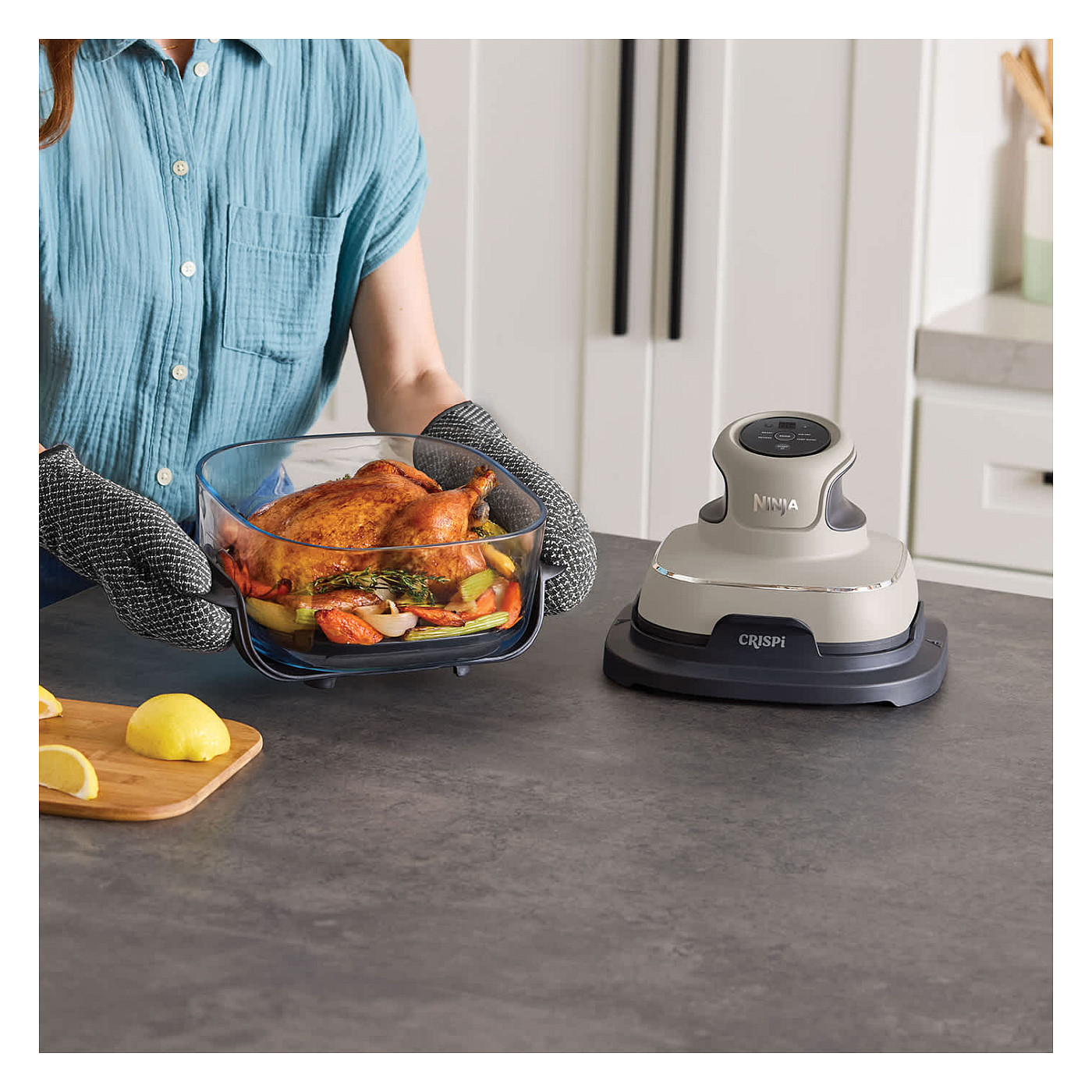 Ninja friteza FN101EUST Crispi 4-u-1 Stone-14