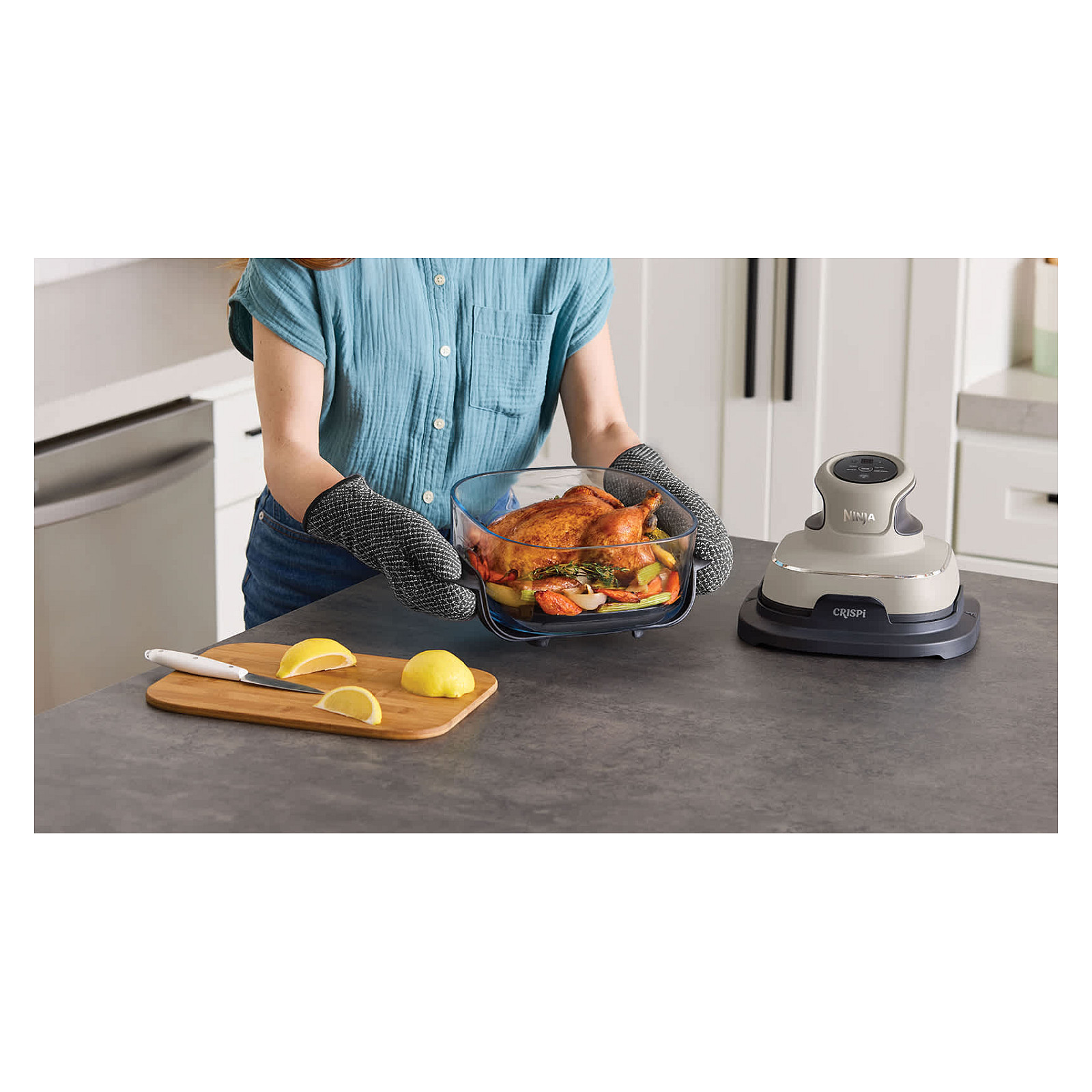 Ninja friteza FN101EUST Crispi 4-u-1 Stone-17