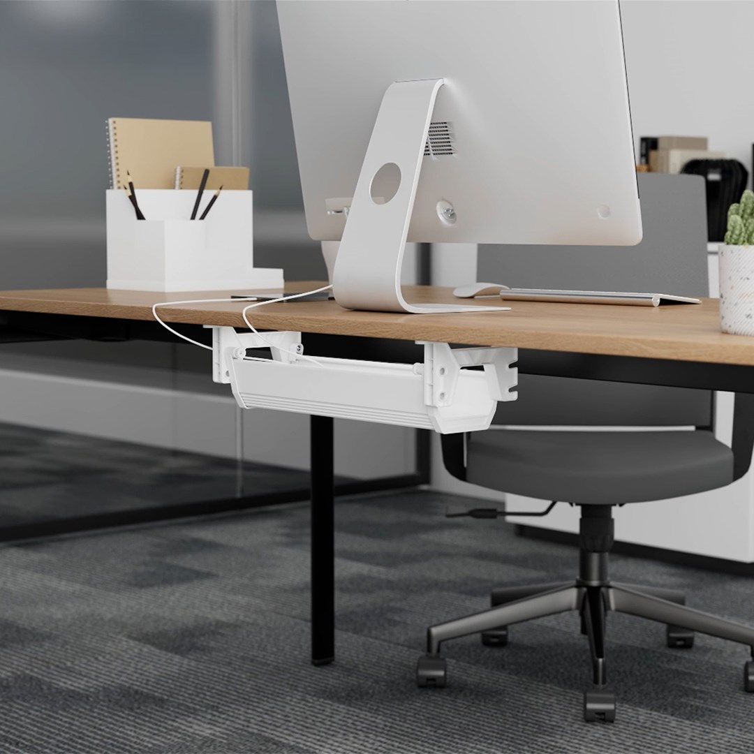 Organizator kabela MACLEAN MC-106 W (ispod stola)-0