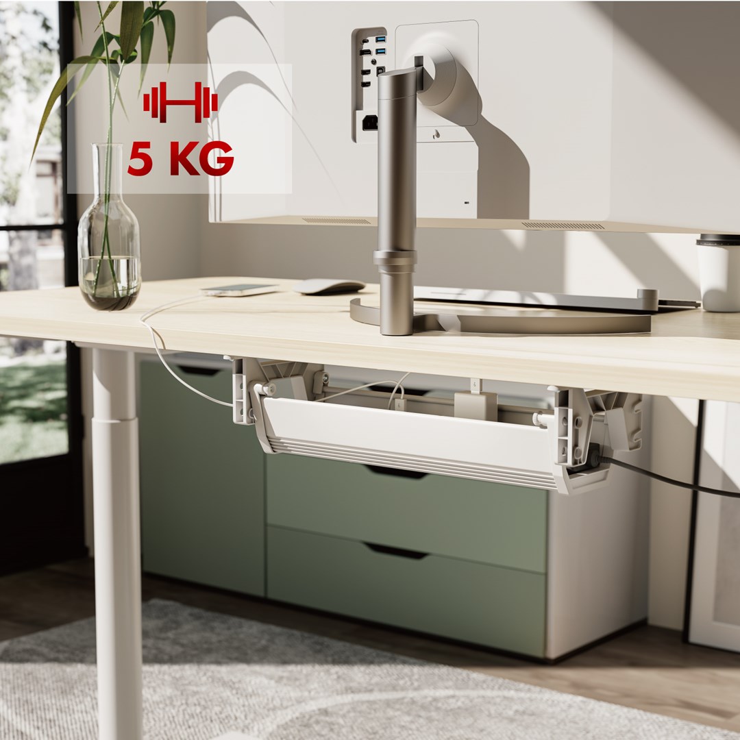 Organizator kabela MACLEAN MC-106 W (ispod stola)-4