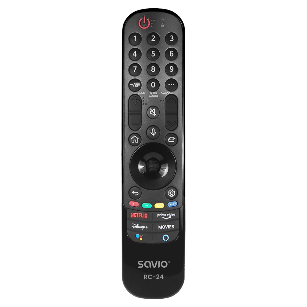SAVIO RC-24 Universal/Replacement Remote for LG TV – SMART TV-0