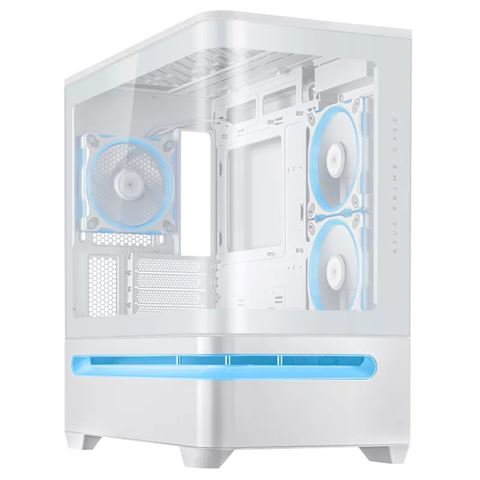 Kućište ASUS PRIME AP202 TG ARGB WHITE (ARGB, bijelo)-0