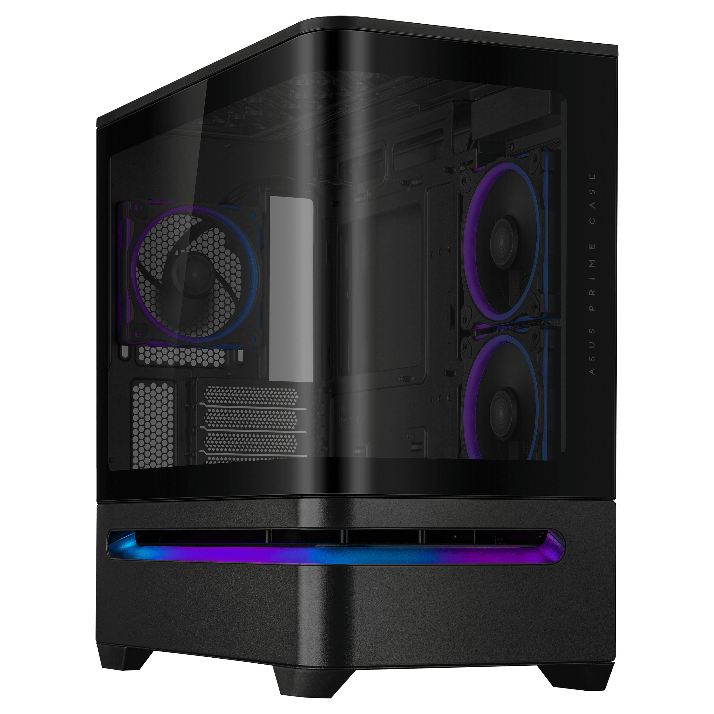Kućište ASUS PRIME AP202 TG ARGB BLACK (ARGB, crna boja)-0