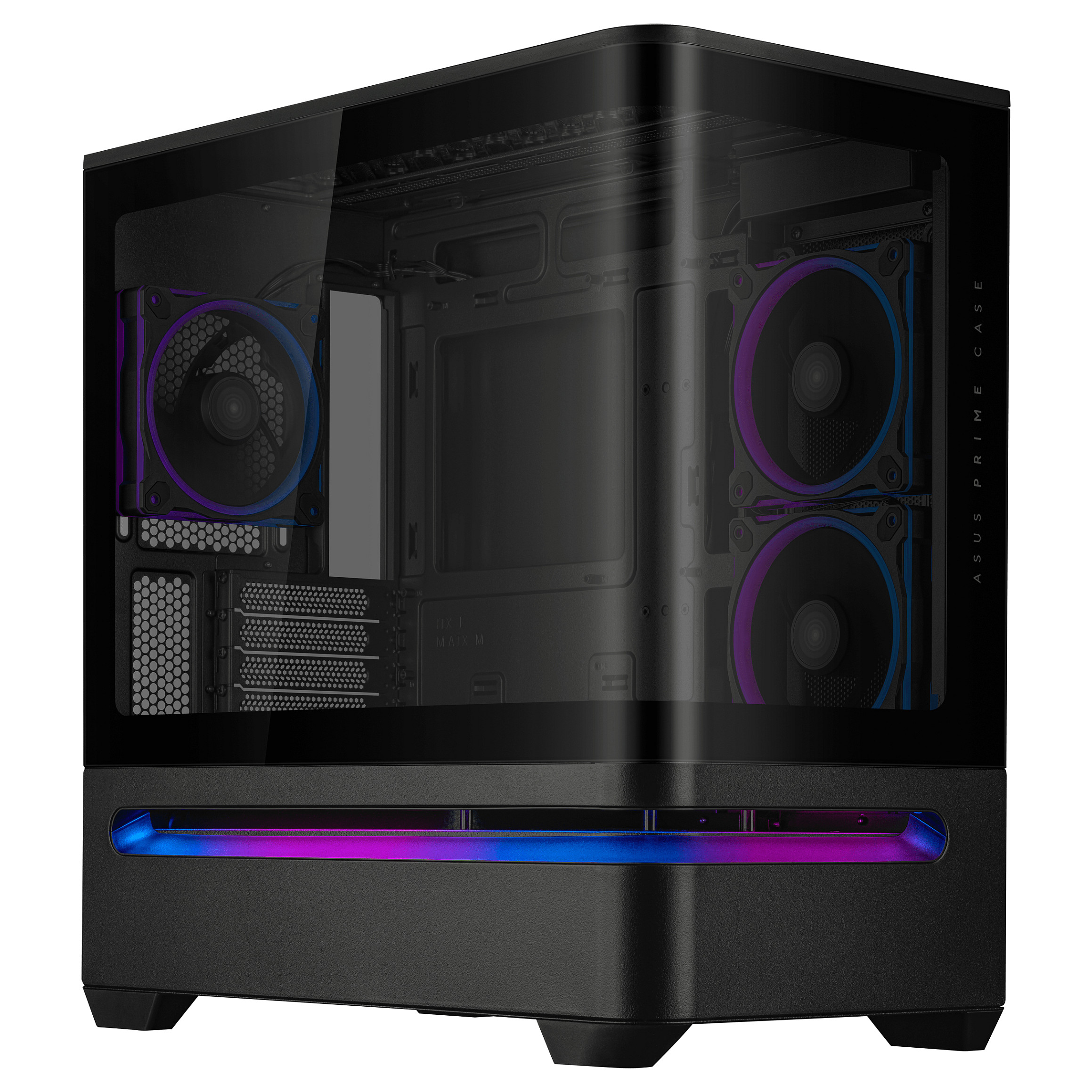 Kućište ASUS PRIME AP202 TG ARGB BLACK (ARGB, crna boja)-2