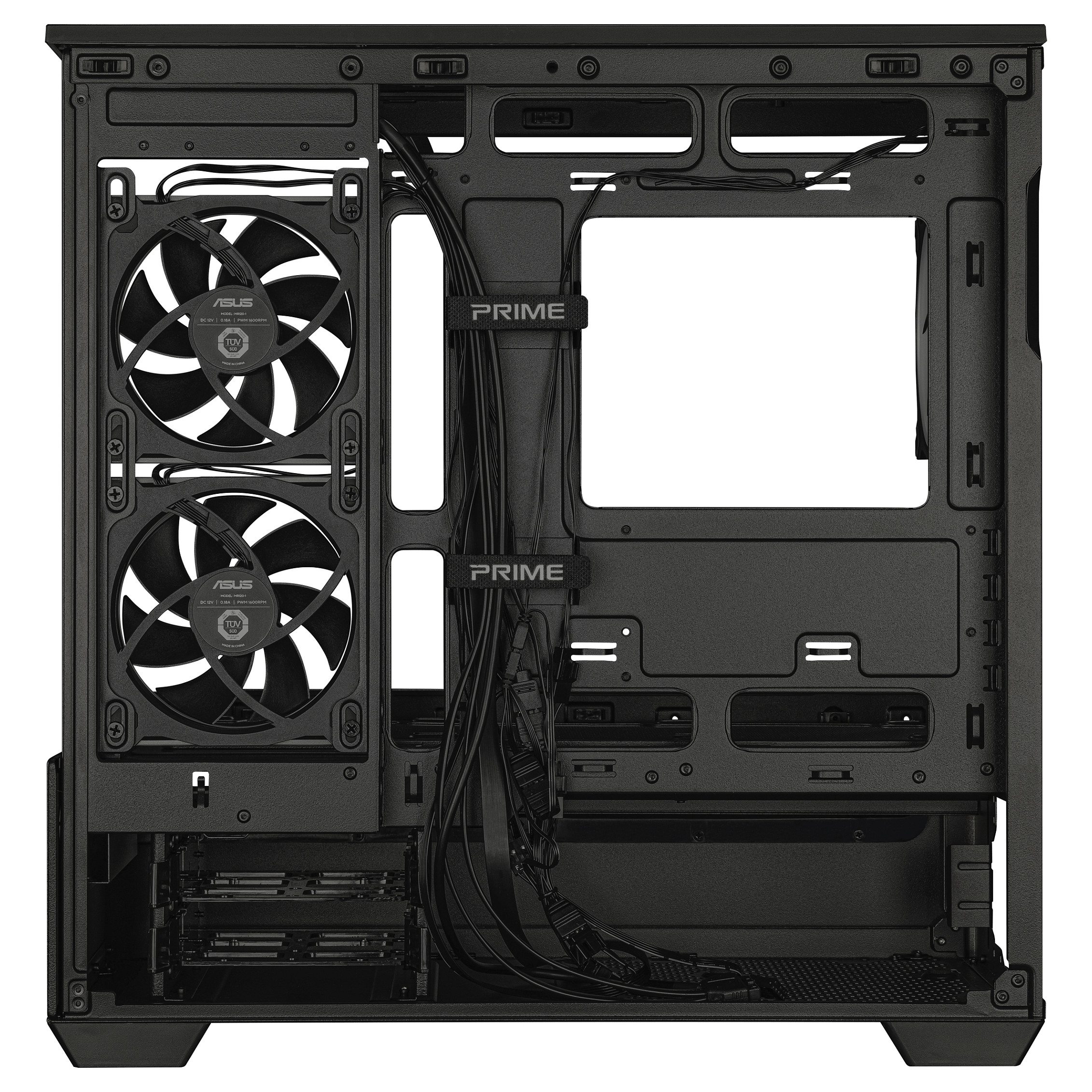 Kućište ASUS PRIME AP202 TG ARGB BLACK (ARGB, crna boja)-4