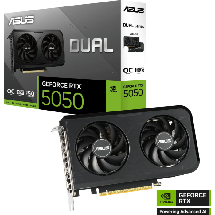Grafička kartica ASUS DUAL-RTX5050-O8G (NVIDIA GeForce RTX 5050, 8 GB GDDR6)-0