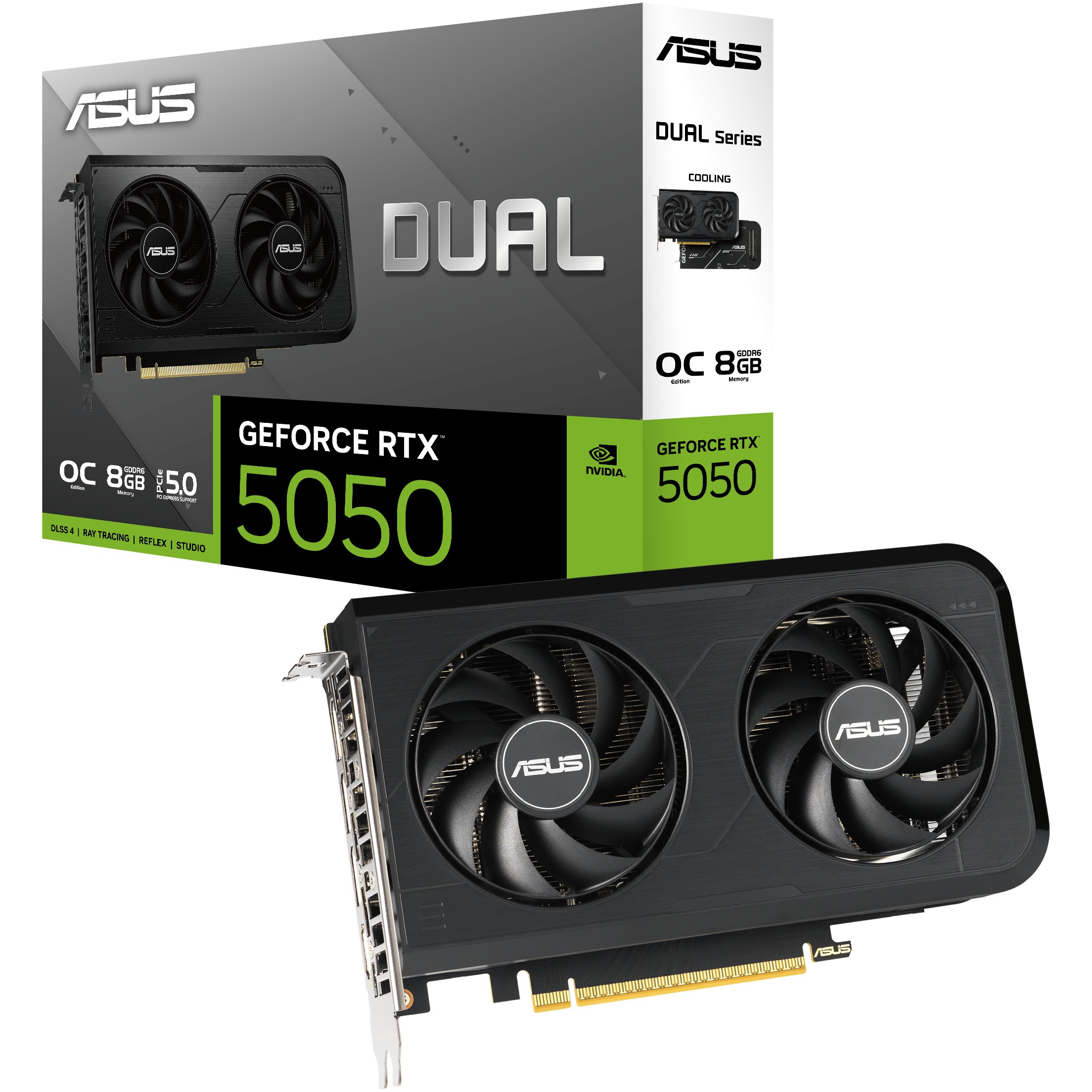 Grafička kartica ASUS DUAL-RTX5050-O8G (NVIDIA GeForce RTX 5050, 8 GB GDDR6)-14