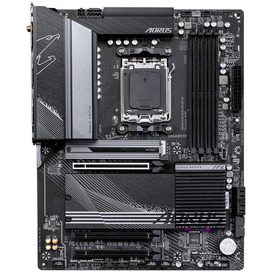 MOTHERBOARD GIGABYTE B650 A ELITE AX V2 (am5, 4x ddr5, 1x pci-e 4.0 x16x16, 2x pci-e 3.0 x16x1, 3x m.2, 4x sata, 1x hdmi, 1x dp, wi-fi 6e, bt, 2.5gbe, atx)-0