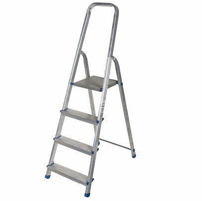 Aluminijske ljestve AWTOOLS AW70504 (4 stepenice, 150 kg)