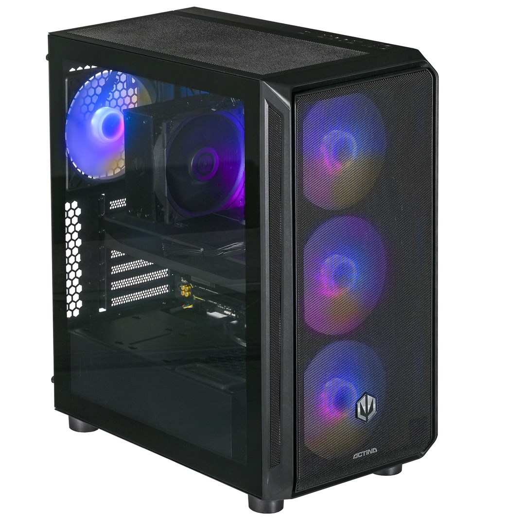 PC ACTINA 5901443421207 (AMD Ryzen™ 5 7500F, 32 GB DDR5-SDRAM, 1 TB SSD, NVIDIA GeForce RTX 5060, Midi Tower, Crna)-10