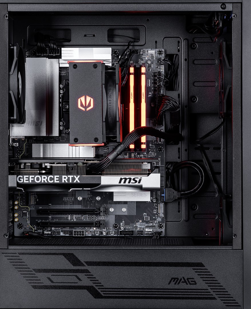 PC ACTINA 5901443421573 (AMD Ryzen™ 5 7600X, 32 GB DDR5-SDRAM, 1 TB SSD, NVIDIA GeForce RTX 5070, Midi Tower, Crna)-4