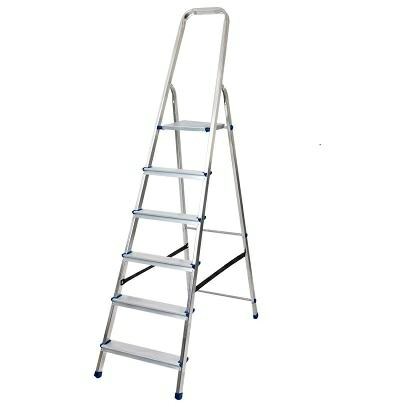 Aluminijske ljestve AWTOOLS AW70116 (6 gazišta, 150 kg)