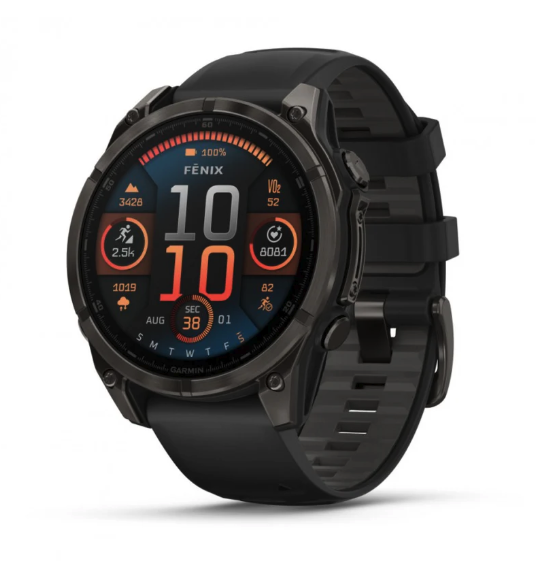 Pametni sat GARMIN Fenix 8, AMOLED, 47mm Sapphire Carbon Gray, 010-02904-21-0