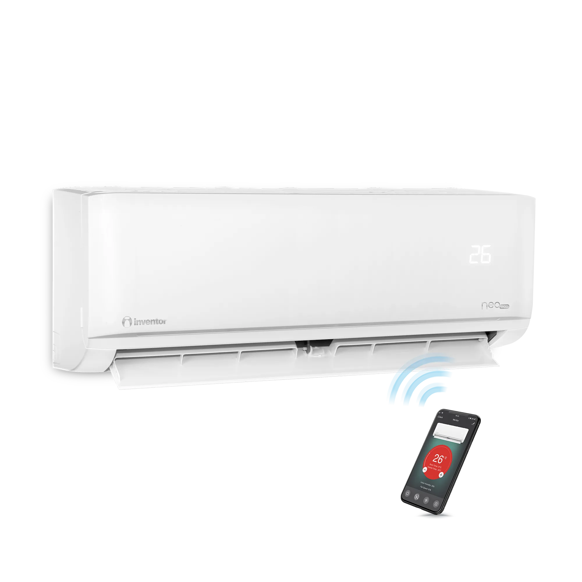 Klima uređaj INVENTOR NEO ECO INVENTER NECUVI-12WFI - komplet (unutarnja i vanjska jedinica)-2