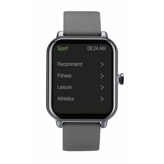 Pametni sat CELLULARLINE ION, pametne obavijesti, otkucaji, tlak, kisik, BT, Black-12