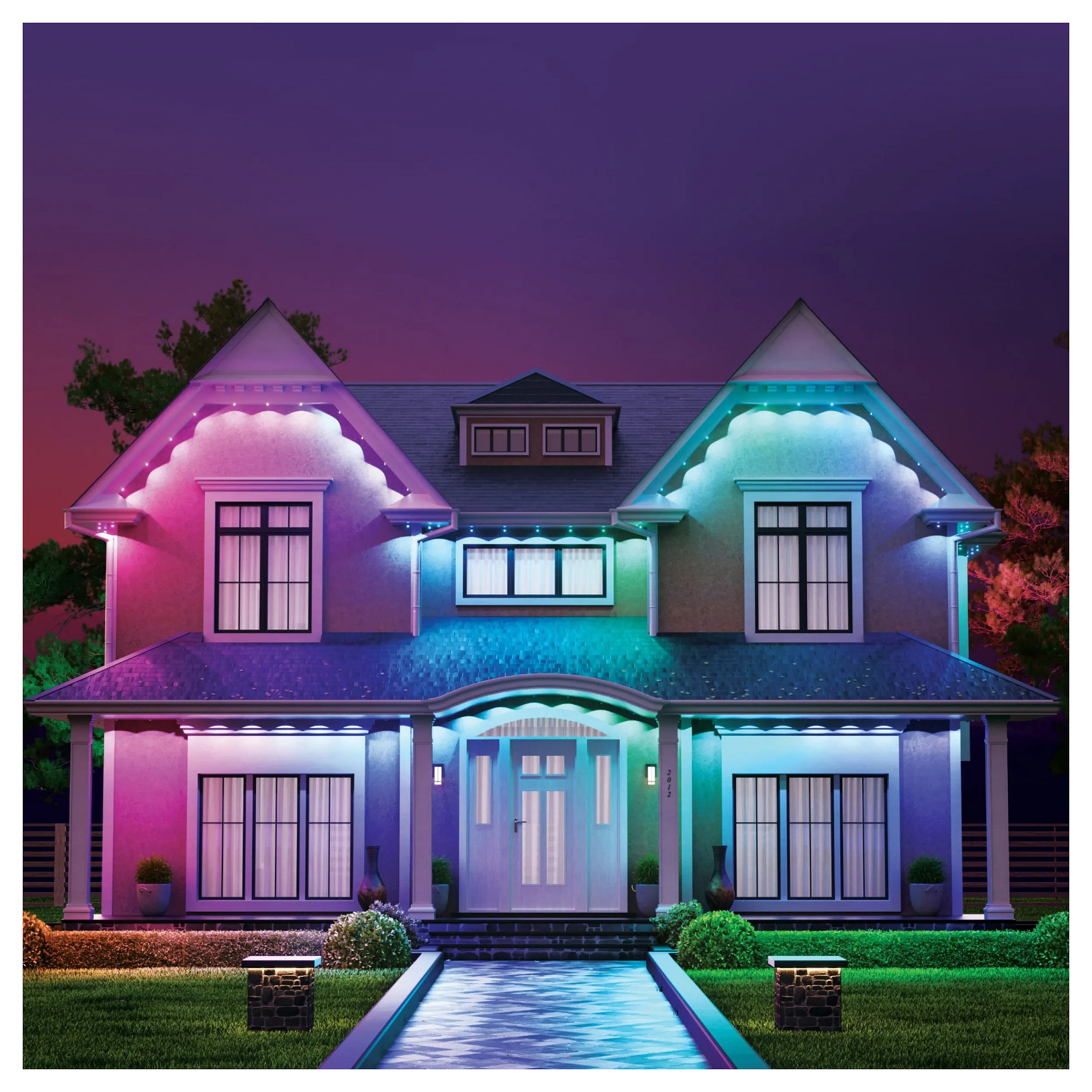 Pametna vanjska rasvjeta NANOLEAF Outdoor String Lights Starter Kit (15m, 20 RGBW žarulja, IP65/IP67, Matter)-1