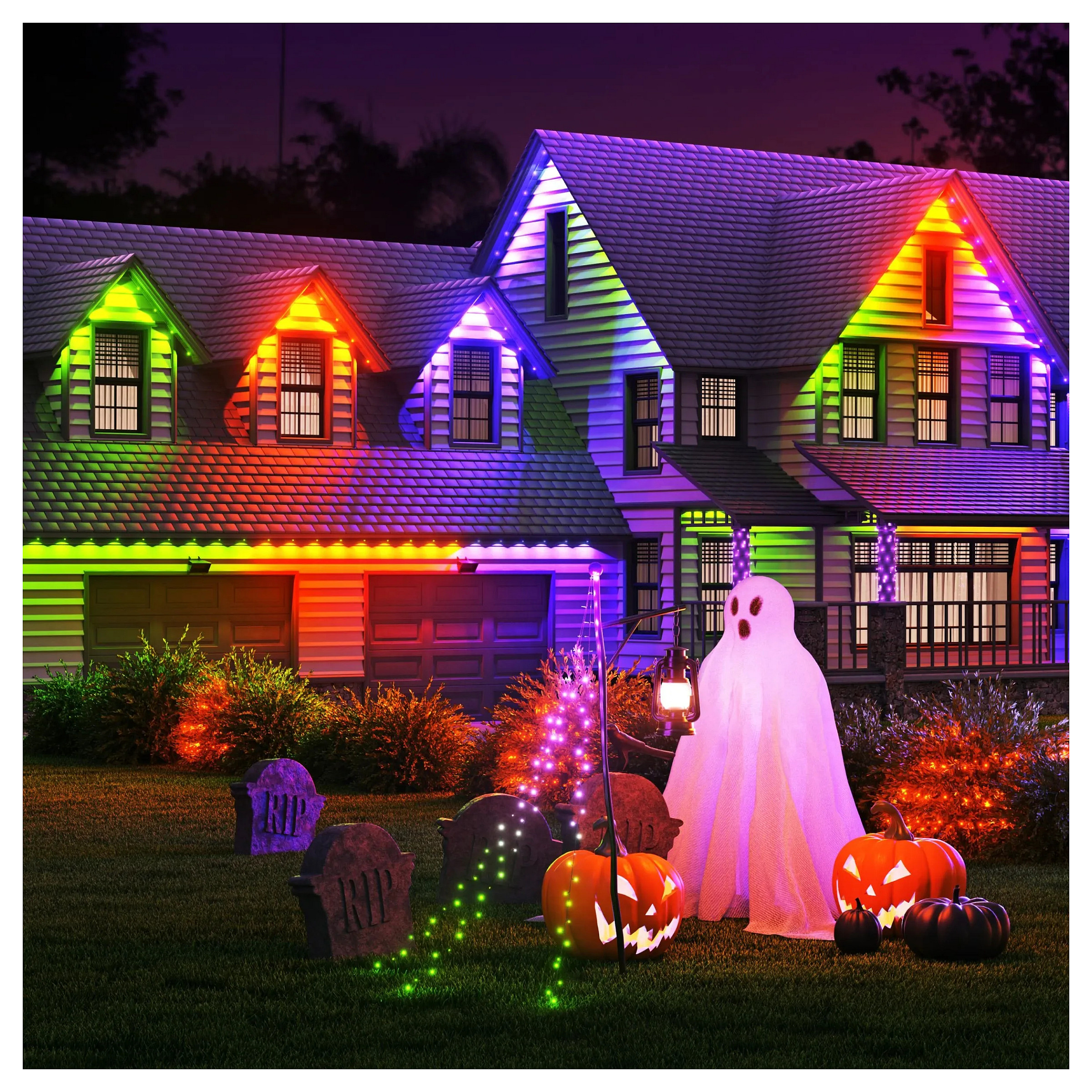 Pametna vanjska rasvjeta NANOLEAF Outdoor String Lights Starter Kit (15m, 20 RGBW žarulja, IP65/IP67, Matter)-3