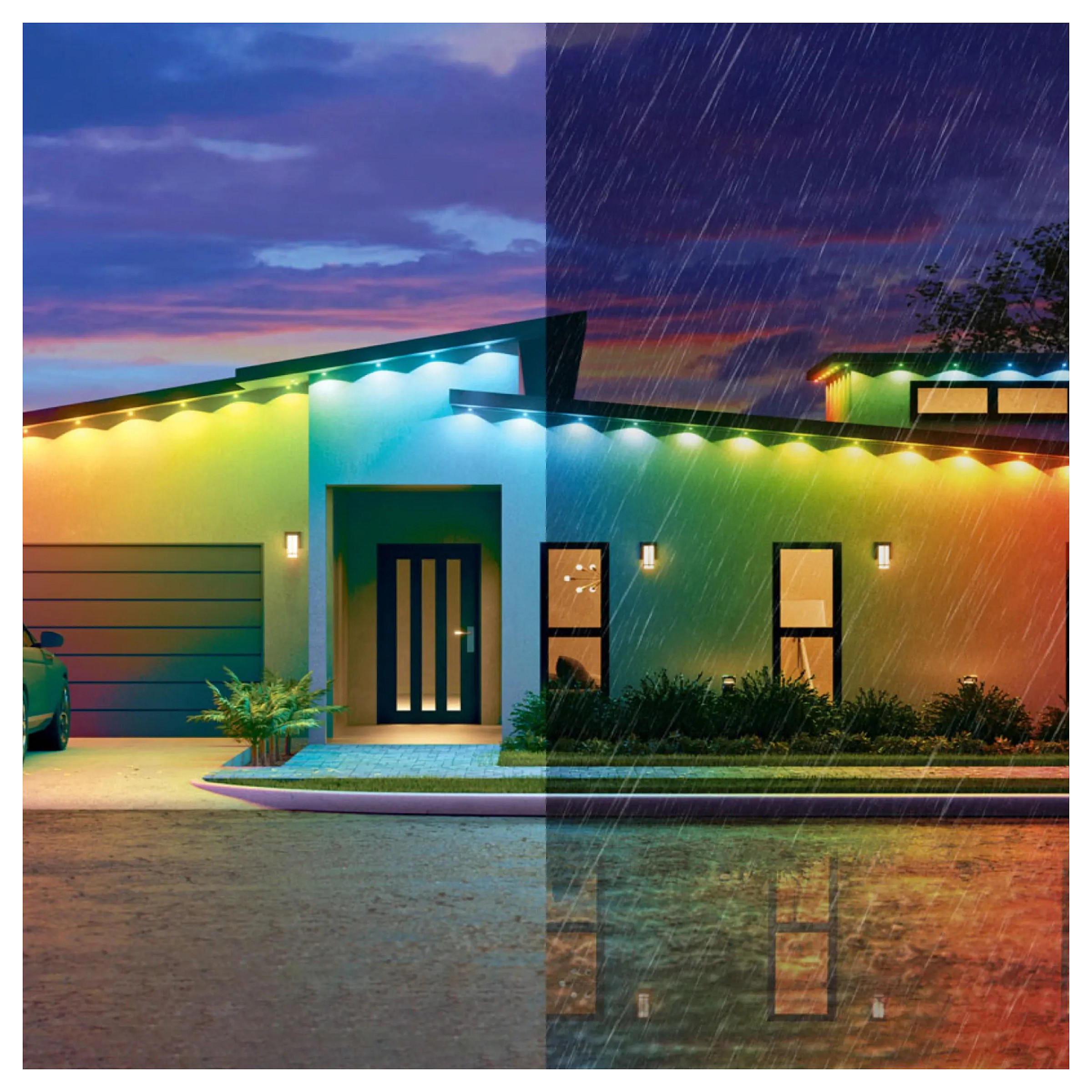 Pametna vanjska rasvjeta NANOLEAF Outdoor String Lights Starter Kit (15m, 20 RGBW žarulja, IP65/IP67, Matter)-4