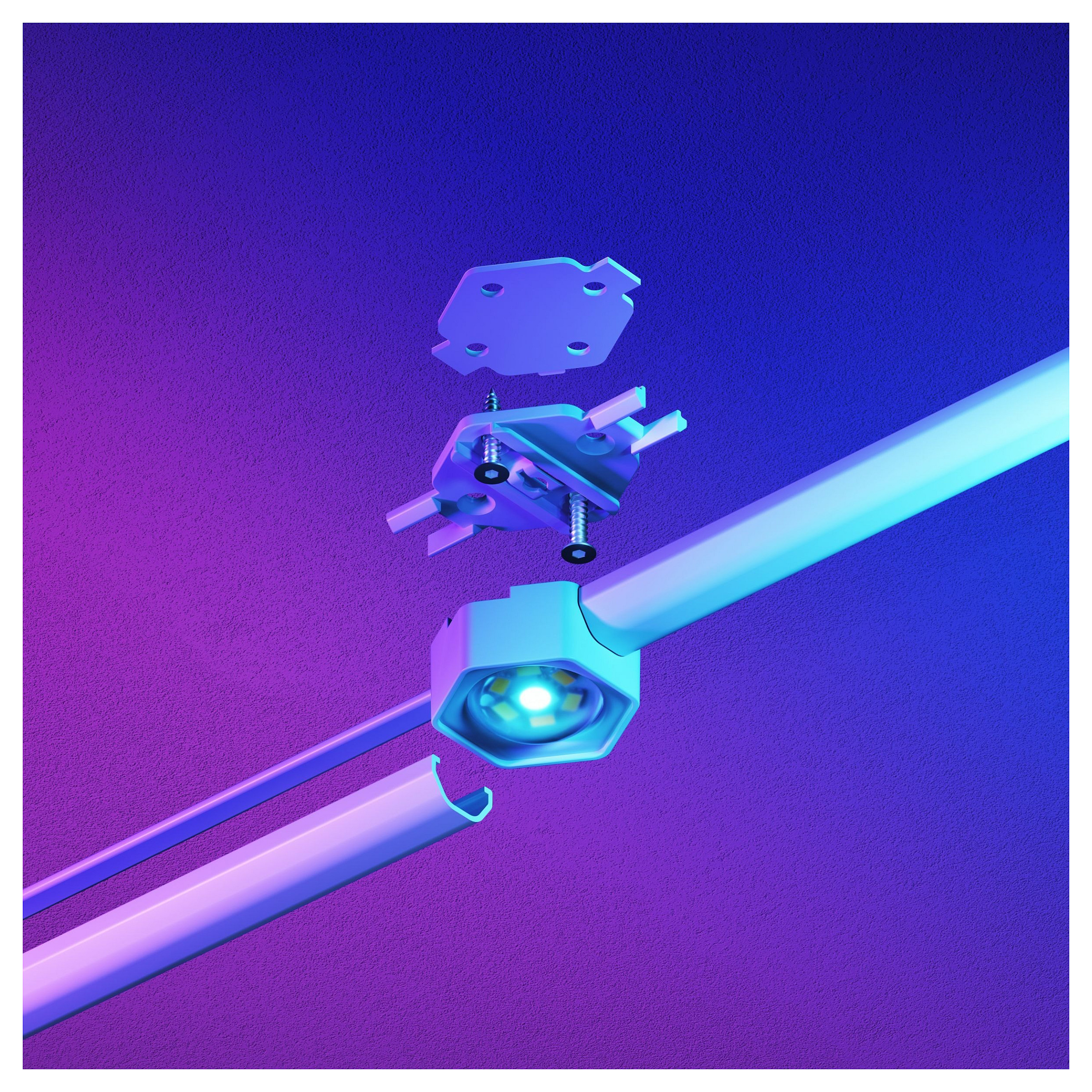 Pametna vanjska rasvjeta NANOLEAF Outdoor String Lights Starter Kit (15m, 20 RGBW žarulja, IP65/IP67, Matter)-5