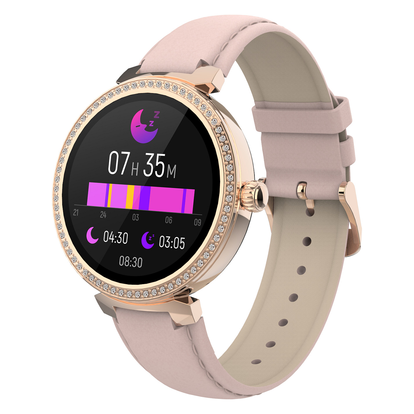 Pametni sat DENVER SWC-342 (1.28" IPS, Rose Gold)-4