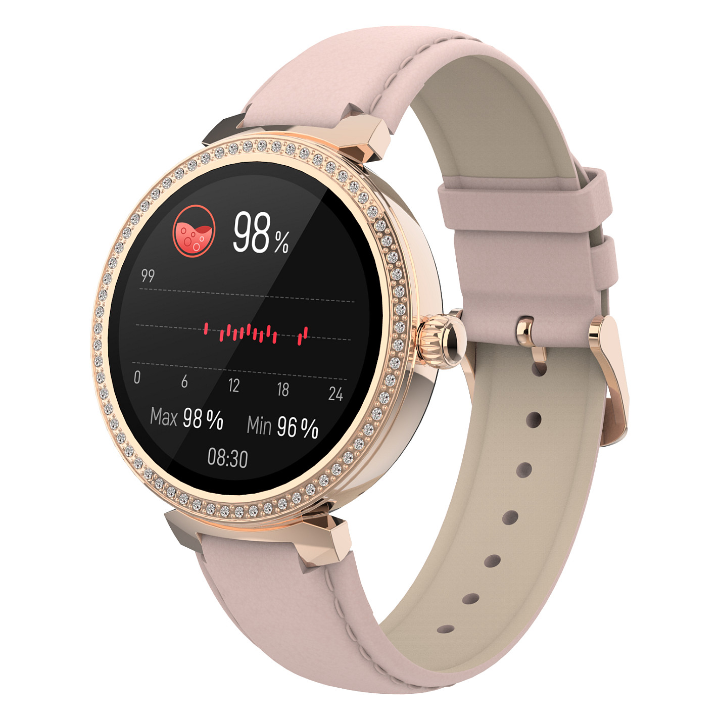 Pametni sat DENVER SWC-342 (1.28" IPS, Rose Gold)-6