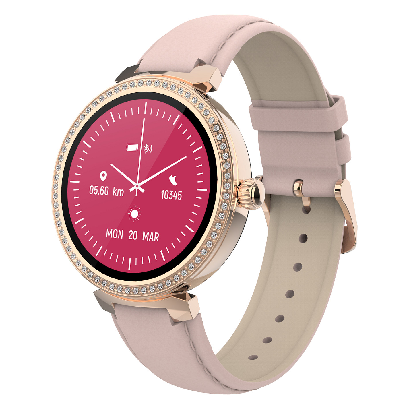 Pametni sat DENVER SWC-342 (1.28" IPS, Rose Gold)-12