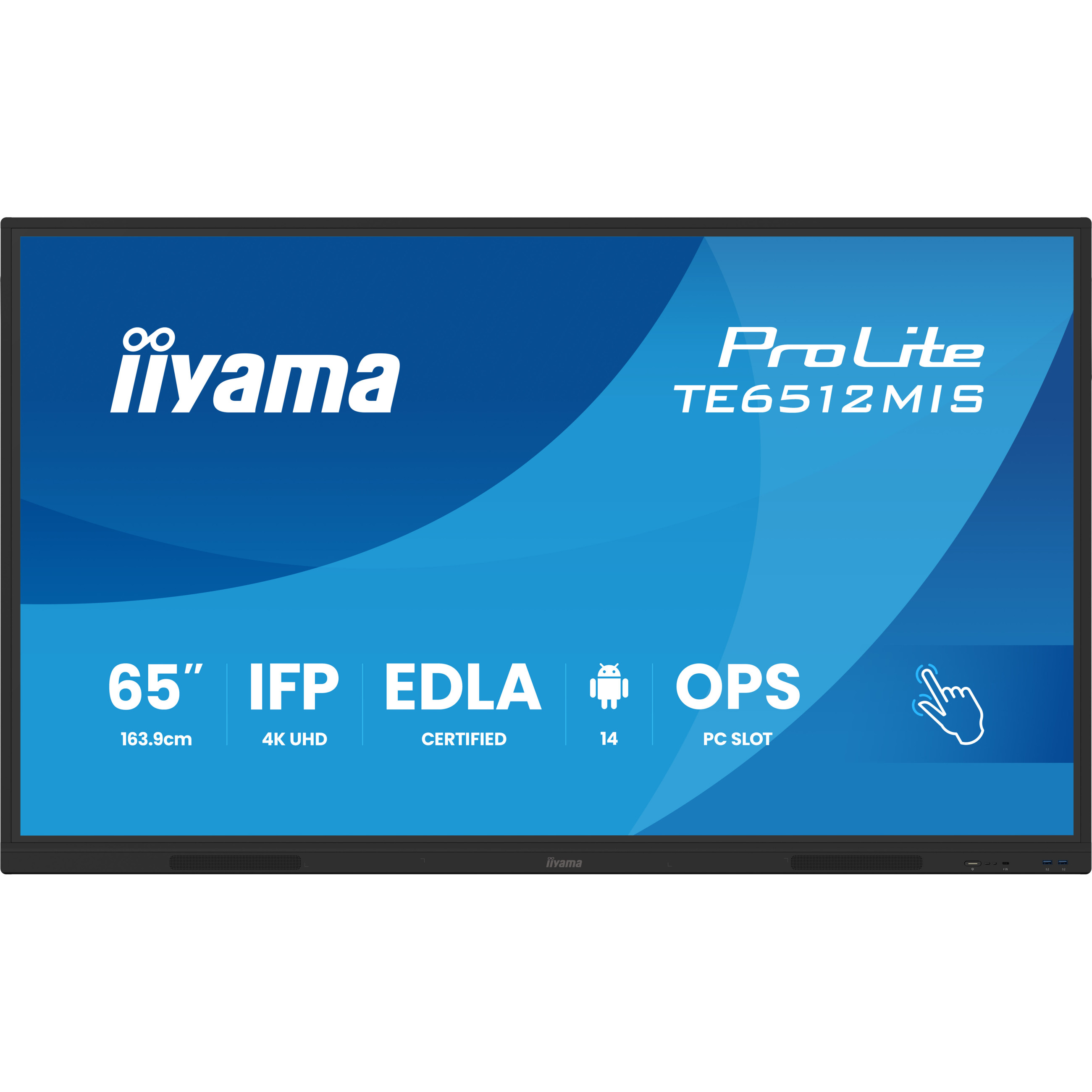 IIYAMA 163.9cm(65") Touch TE6512MIS-B4AG-1