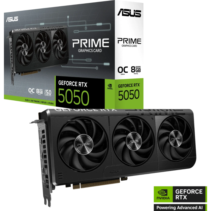 Grafička kartica ASUS Prime -RTX5050-O8G (NVIDIA GeForce RTX 5050, 8 GB GDDR6)-0