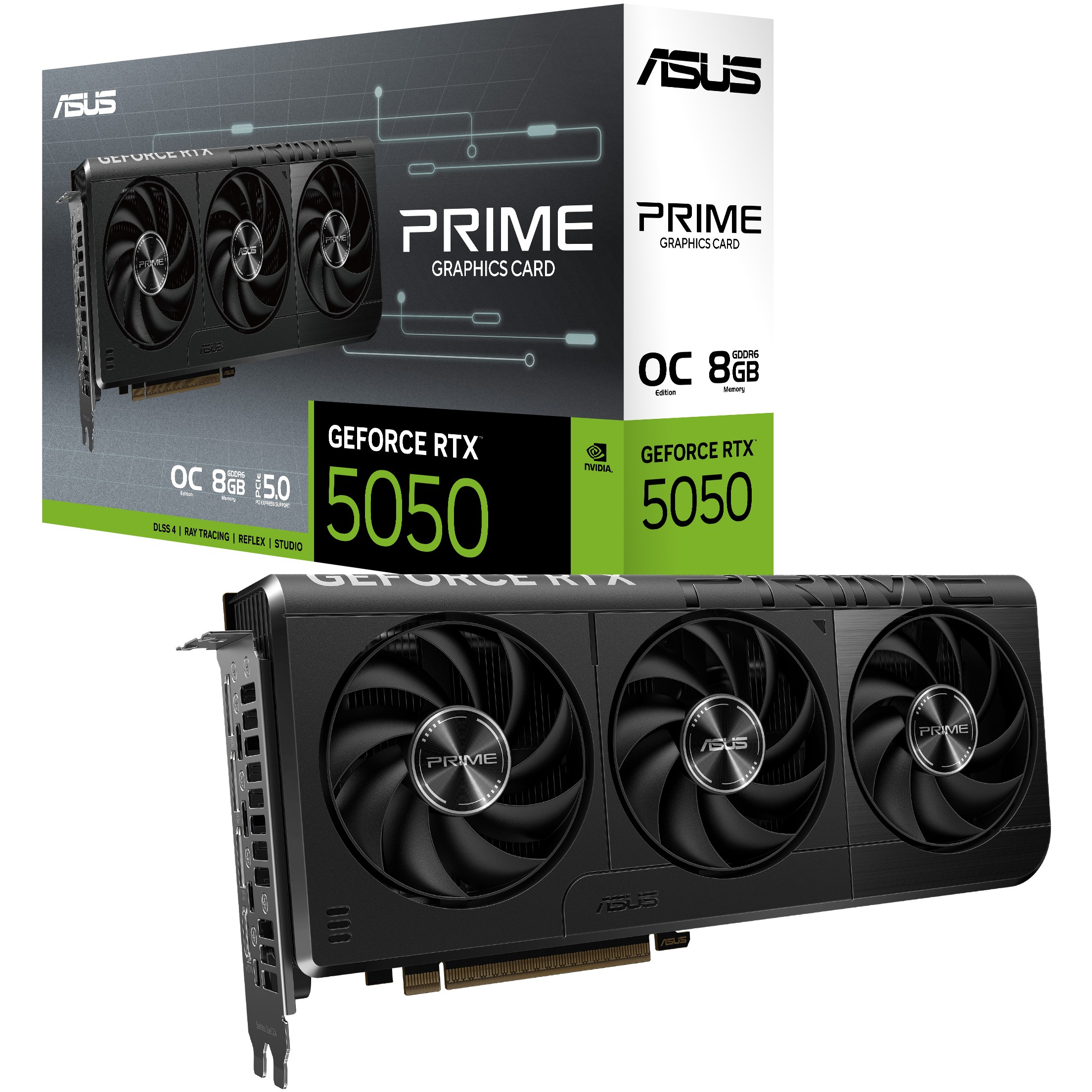 Grafička kartica ASUS Prime -RTX5050-O8G (NVIDIA GeForce RTX 5050, 8 GB GDDR6)-14