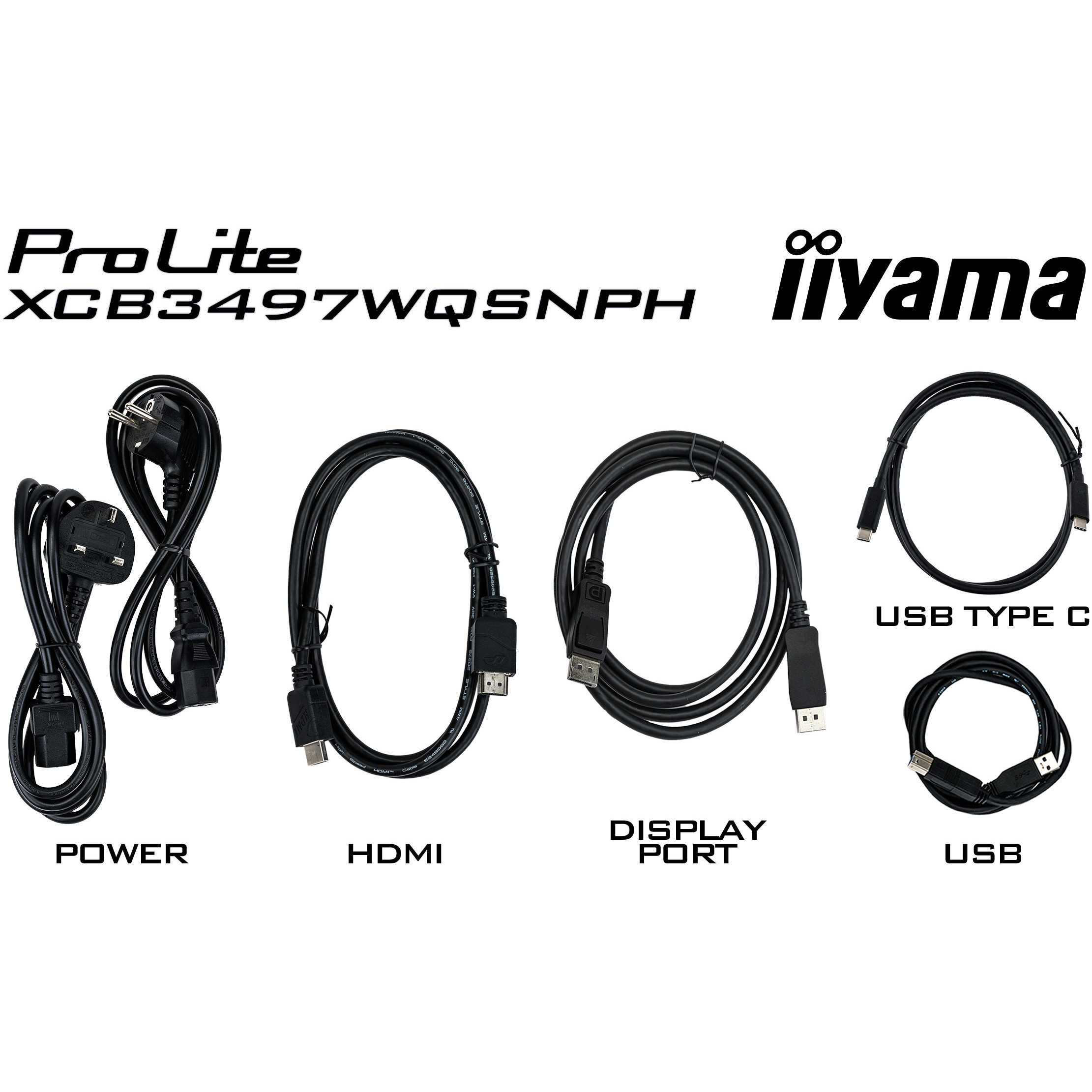 IIYAMA 34" Monitor XCB3497WQSNPH-B1 21:9 HDMI+-8