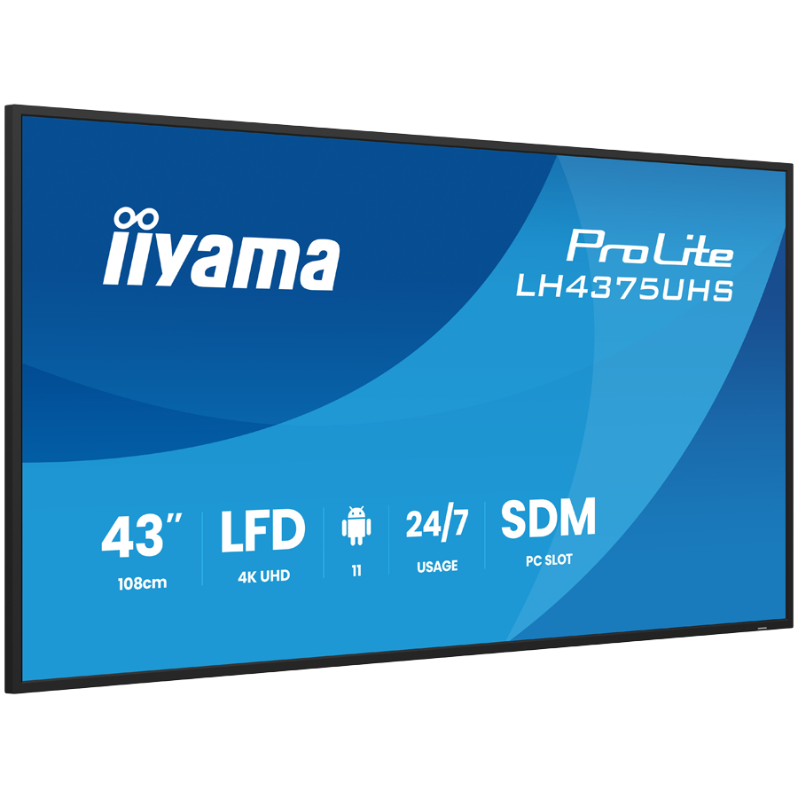 IIYAMA 108cm LH4375UHS-B2AG HDMI DP USB-19