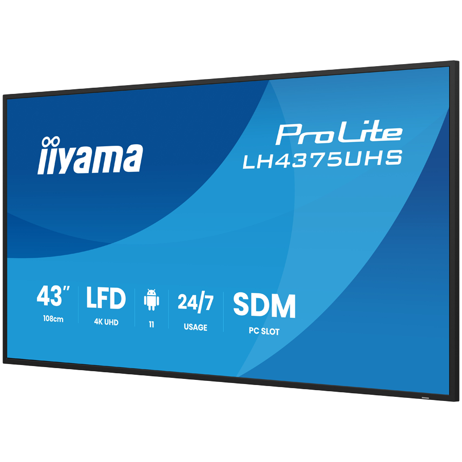 IIYAMA 108cm LH4375UHS-B2AG HDMI DP USB-20