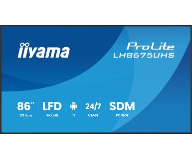 Monitor IIYAMA 217cm (85.6") 2xHDMI+3xDP+2xUSB-18