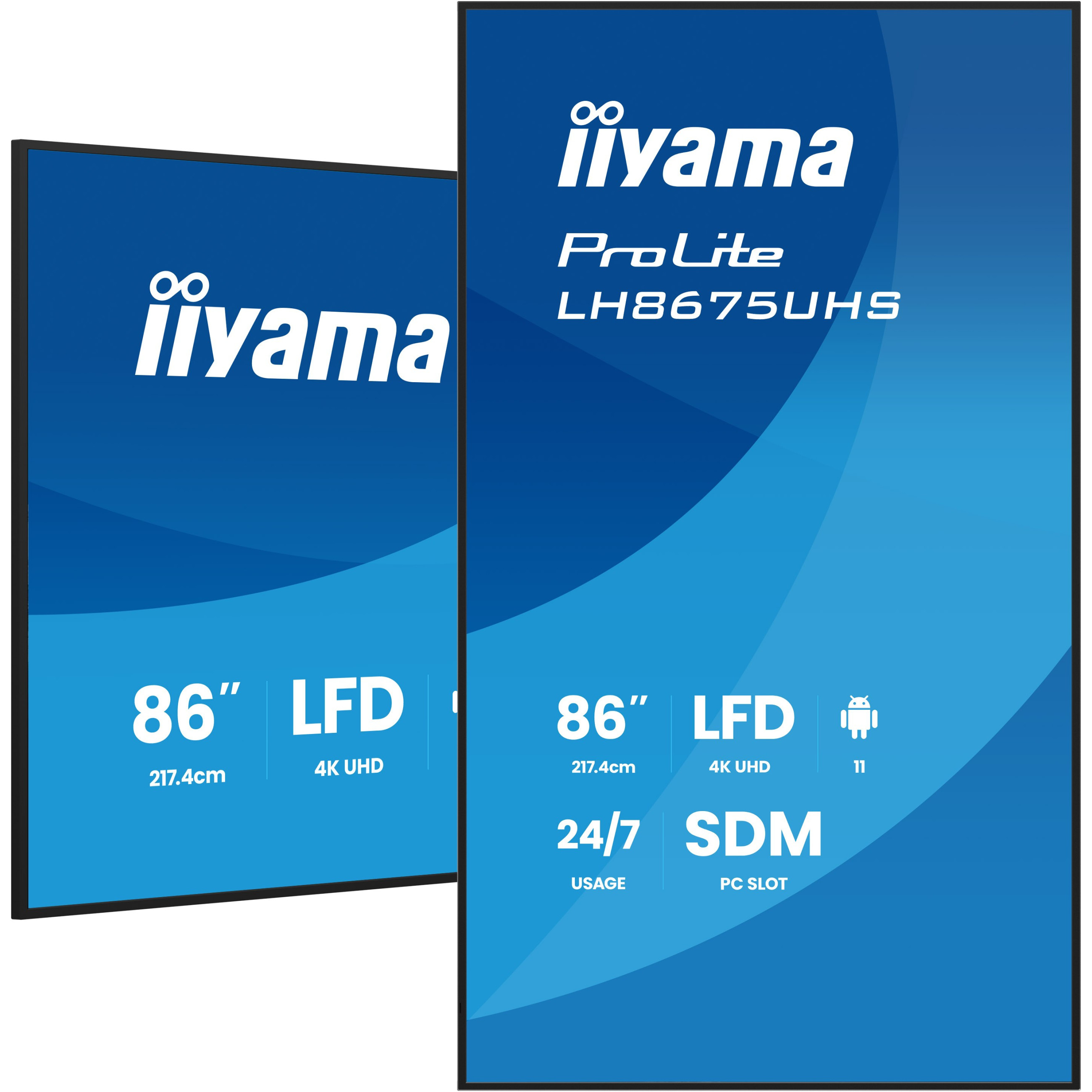 Monitor IIYAMA 217cm (85.6") 2xHDMI+3xDP+2xUSB-0