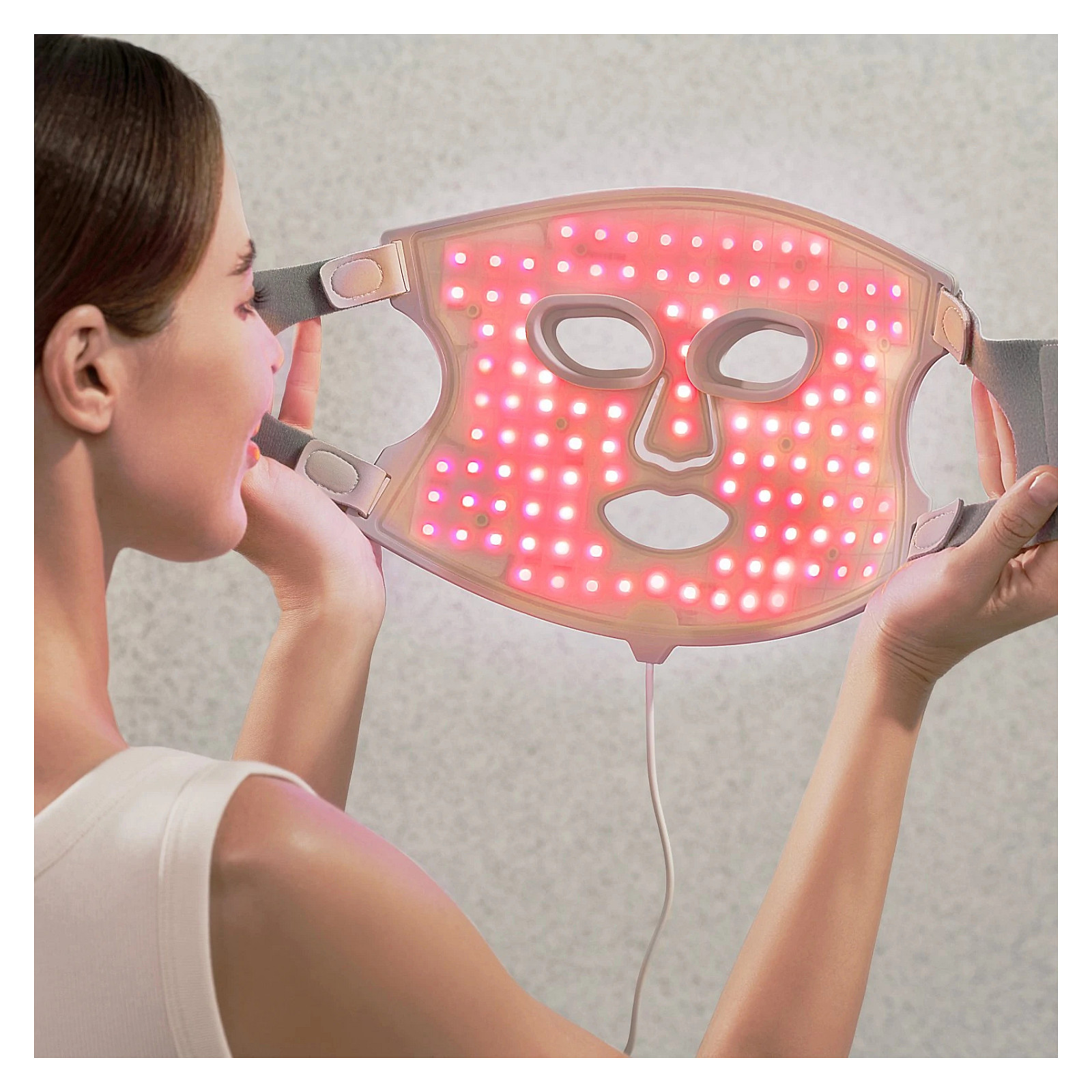 LED maska za terapiju svjetlom NANOLEAF Light Therapy Face Mask (108 LED dioda, 4 načina rada, medicinski silikon)-2