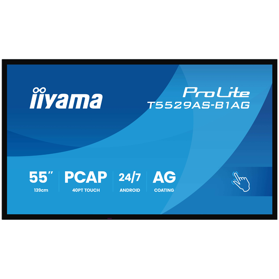 IIYAMA 55" T5529AS-B1AG Touch Monitor 2xHDMI+USB-C