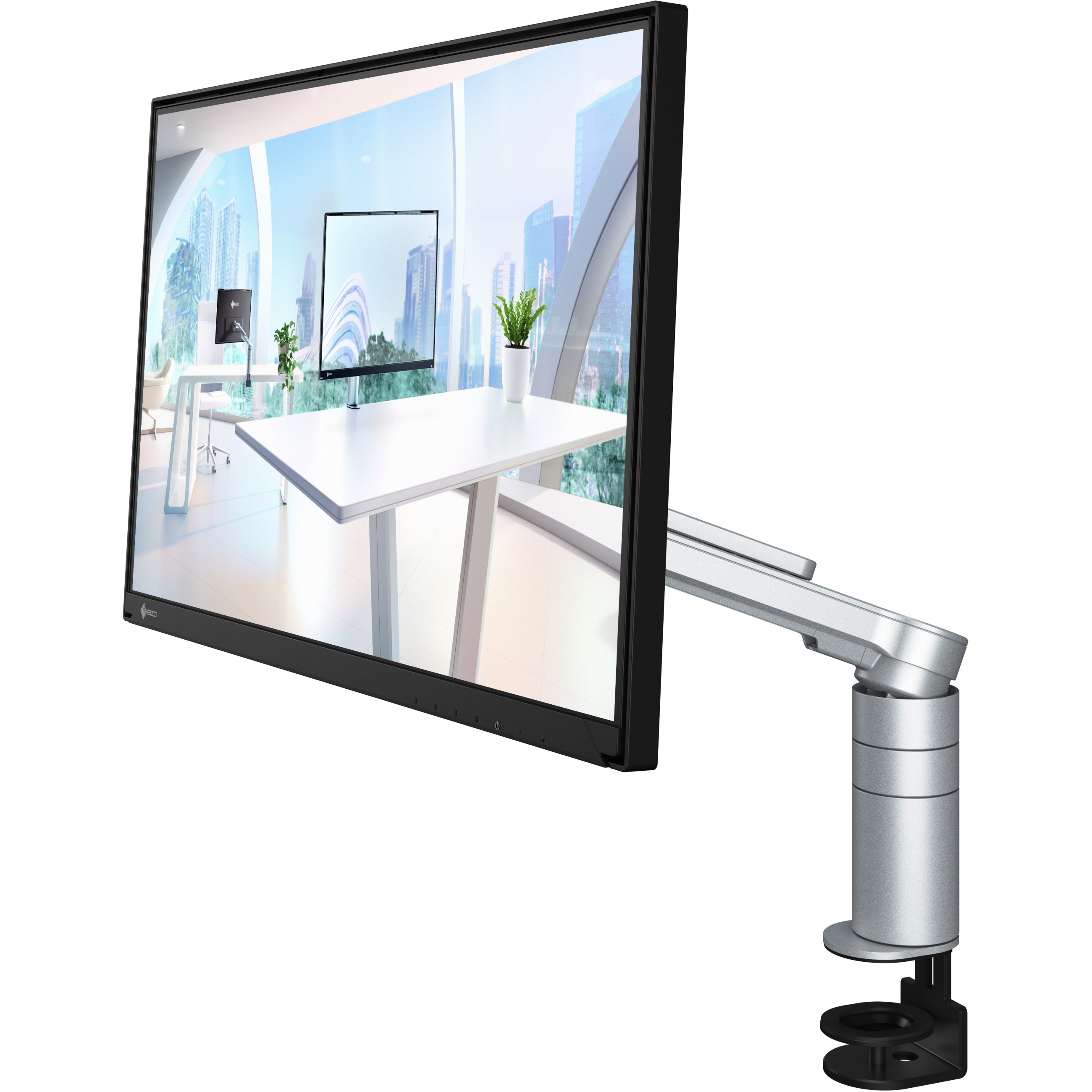 Monitor EIZO 23.8" DP+USB-C Tilt Arm Black (23.8", DP, USB-C)-1