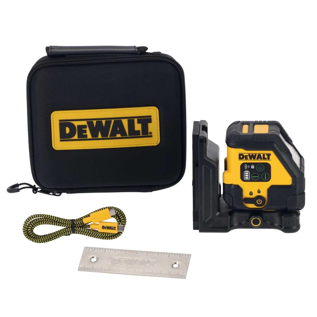 Laserski nivelir DEWALT DCLE14201GB (10.8V, zelena linija, USB-C)-0