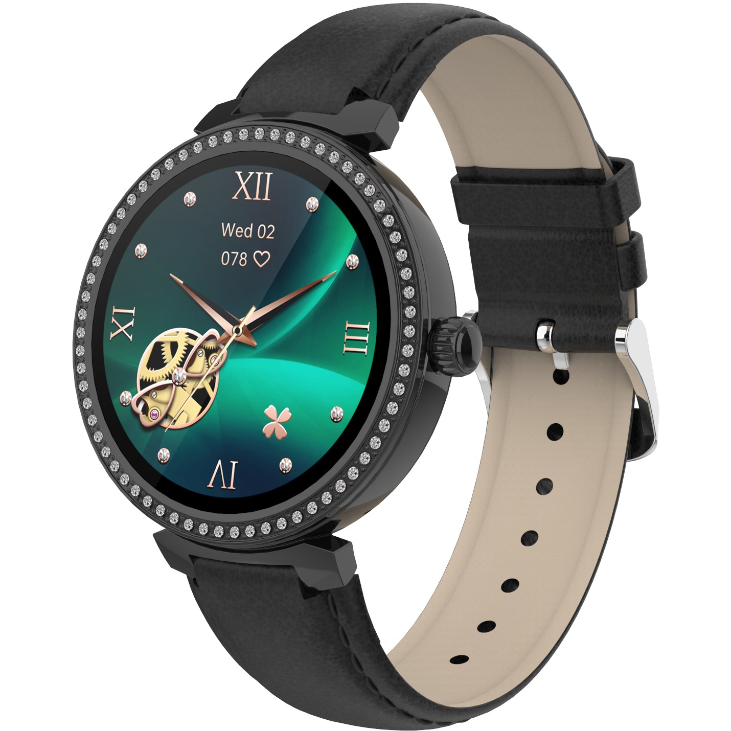 Pametni sat DENVER SWC-342B (1.2", IPS, Bluetooth, senzor otkucaja srca, SpO2, crni)-8