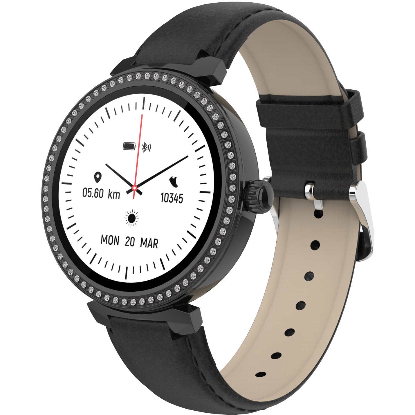 Pametni sat DENVER SWC-342B (1.2", IPS, Bluetooth, senzor otkucaja srca, SpO2, crni)-9