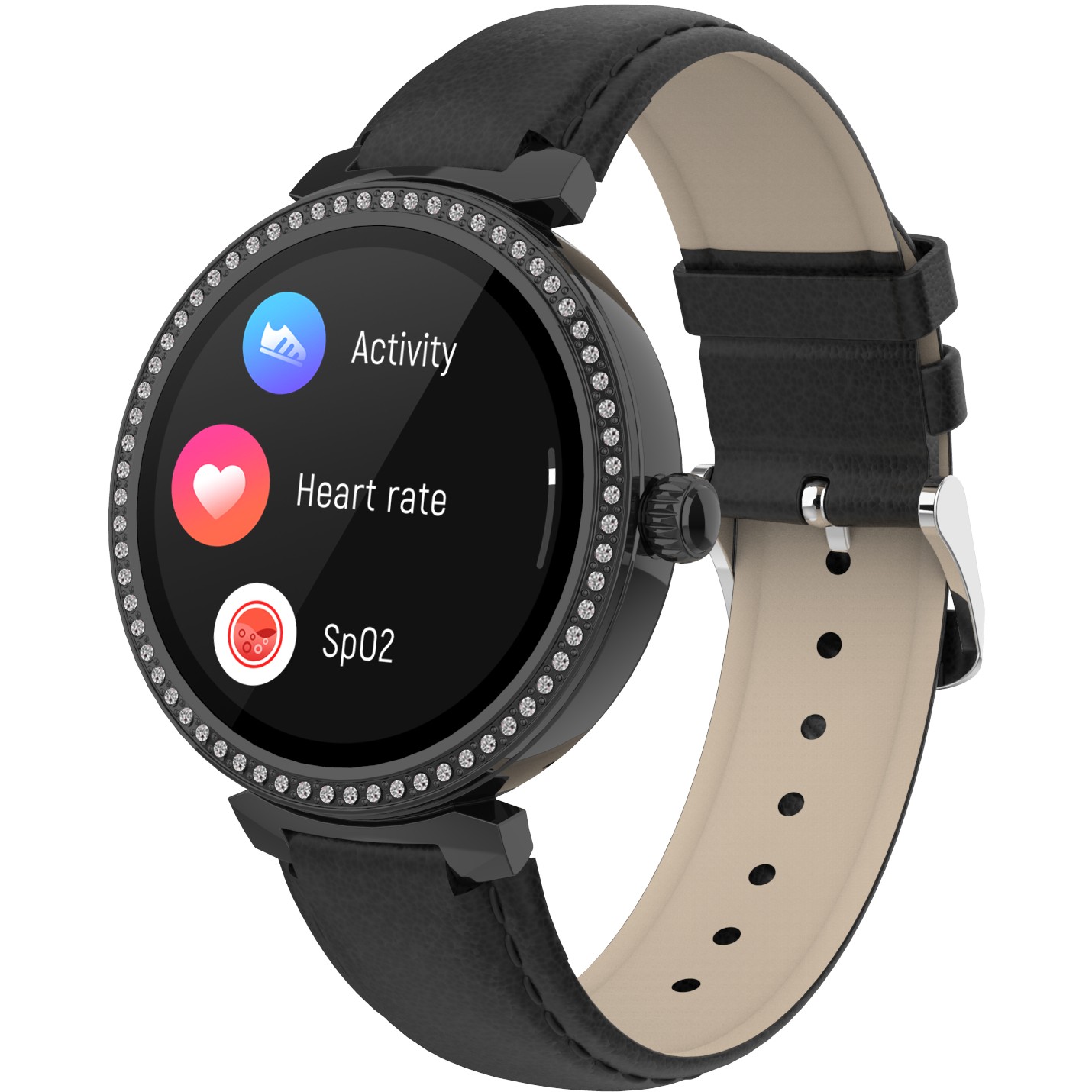 Pametni sat DENVER SWC-342B (1.2", IPS, Bluetooth, senzor otkucaja srca, SpO2, crni)-11