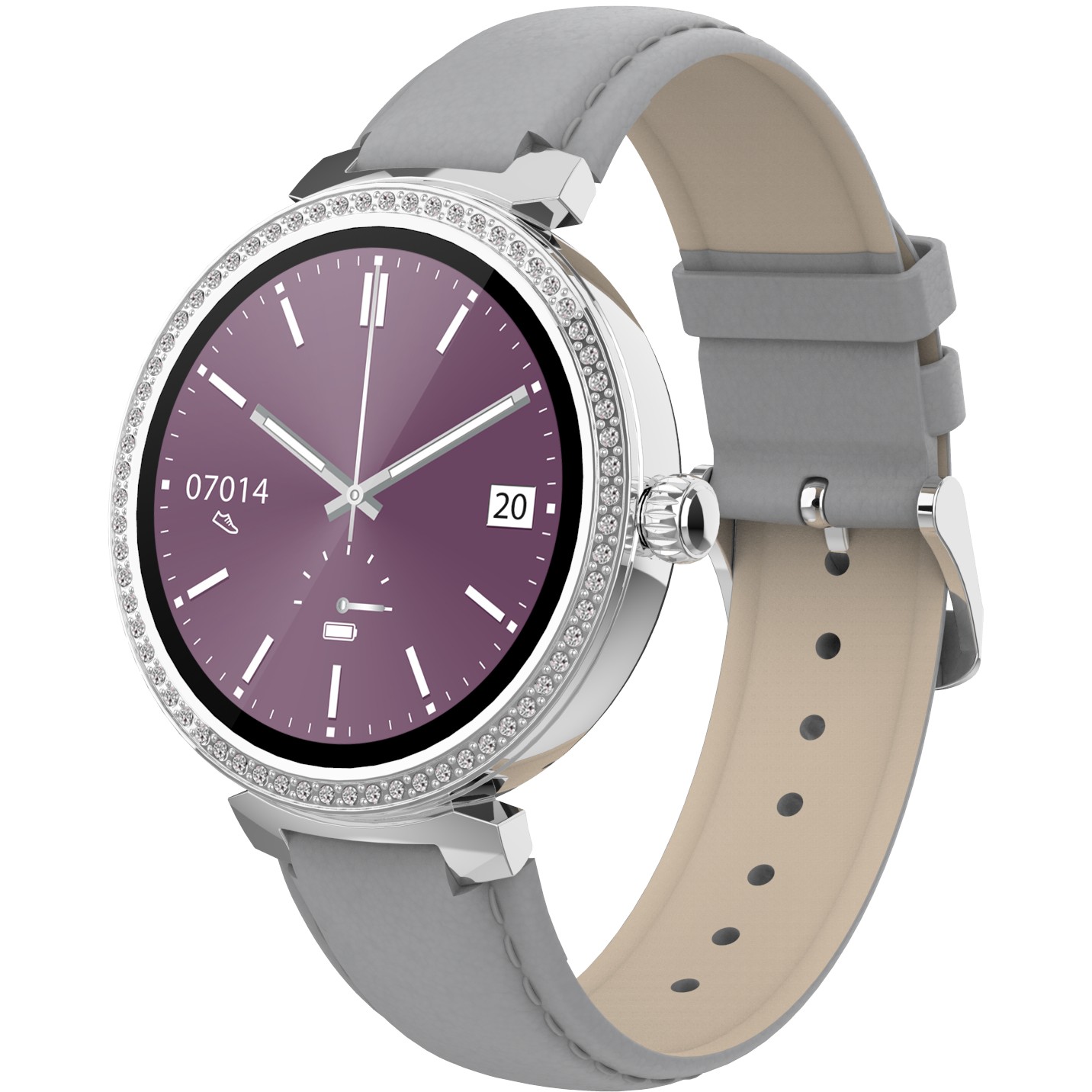 Pametni sat DENVER SWC-342GR (1.2", IPS, Bluetooth, senzor otkucaja srca, SpO2, IP67, sivi)-0