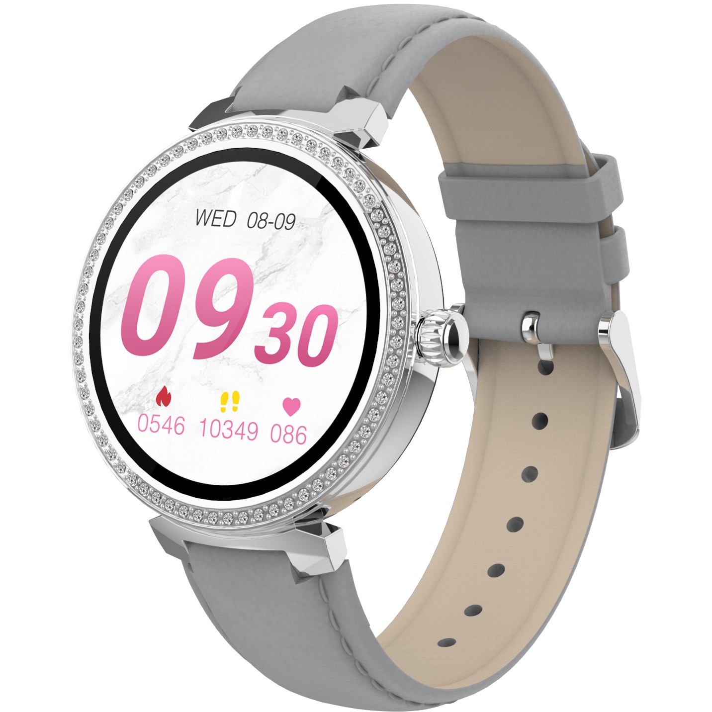 Pametni sat DENVER SWC-342GR (1.2", IPS, Bluetooth, senzor otkucaja srca, SpO2, IP67, sivi)-6