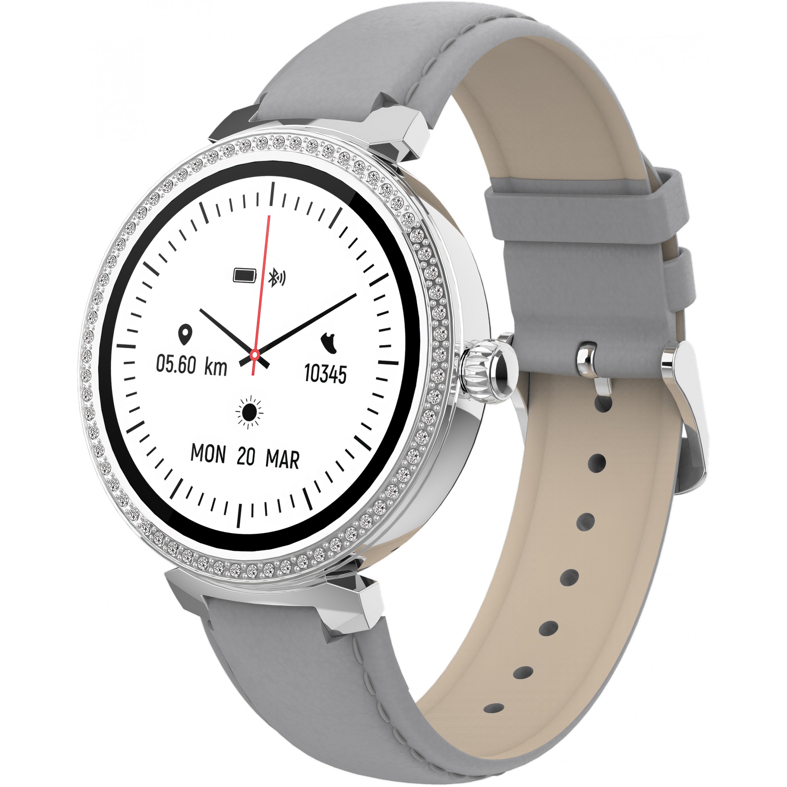 Pametni sat DENVER SWC-342GR (1.2", IPS, Bluetooth, senzor otkucaja srca, SpO2, IP67, sivi)-8
