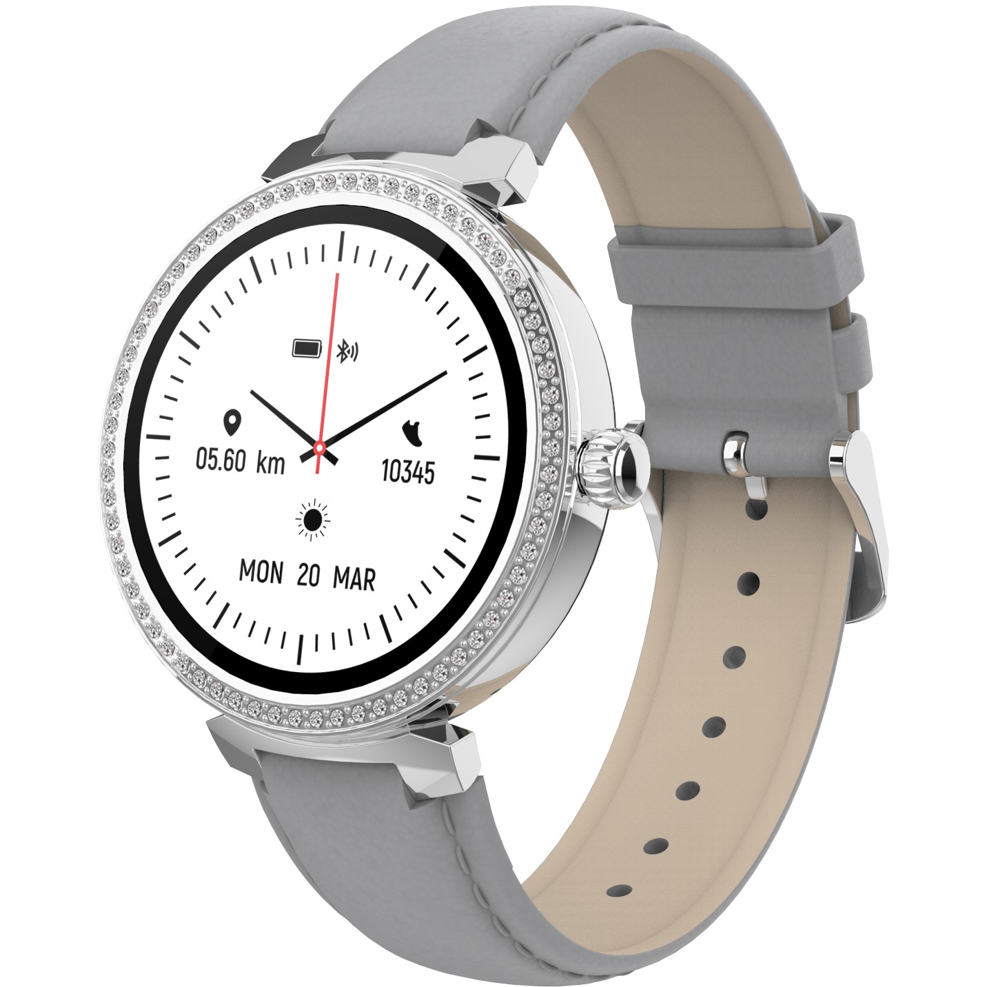 Pametni sat DENVER SWC-342GR (1.2", IPS, Bluetooth, senzor otkucaja srca, SpO2, IP67, sivi)-9