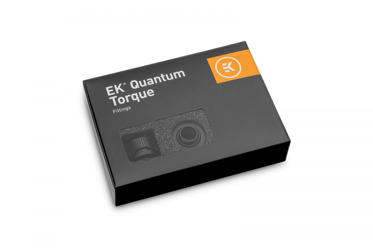 Fitting za vodeno hlađenje EK WATER BLOCKS EK-Quantum Torque HTC 16 (16mm OD, Black)-0