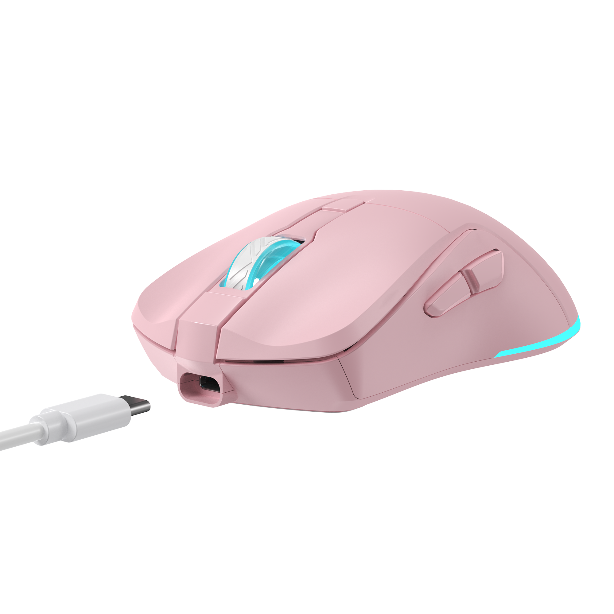 Miš BARACUDA BGM-124 TURTLE PINK (3200 DPI, bežični)-10