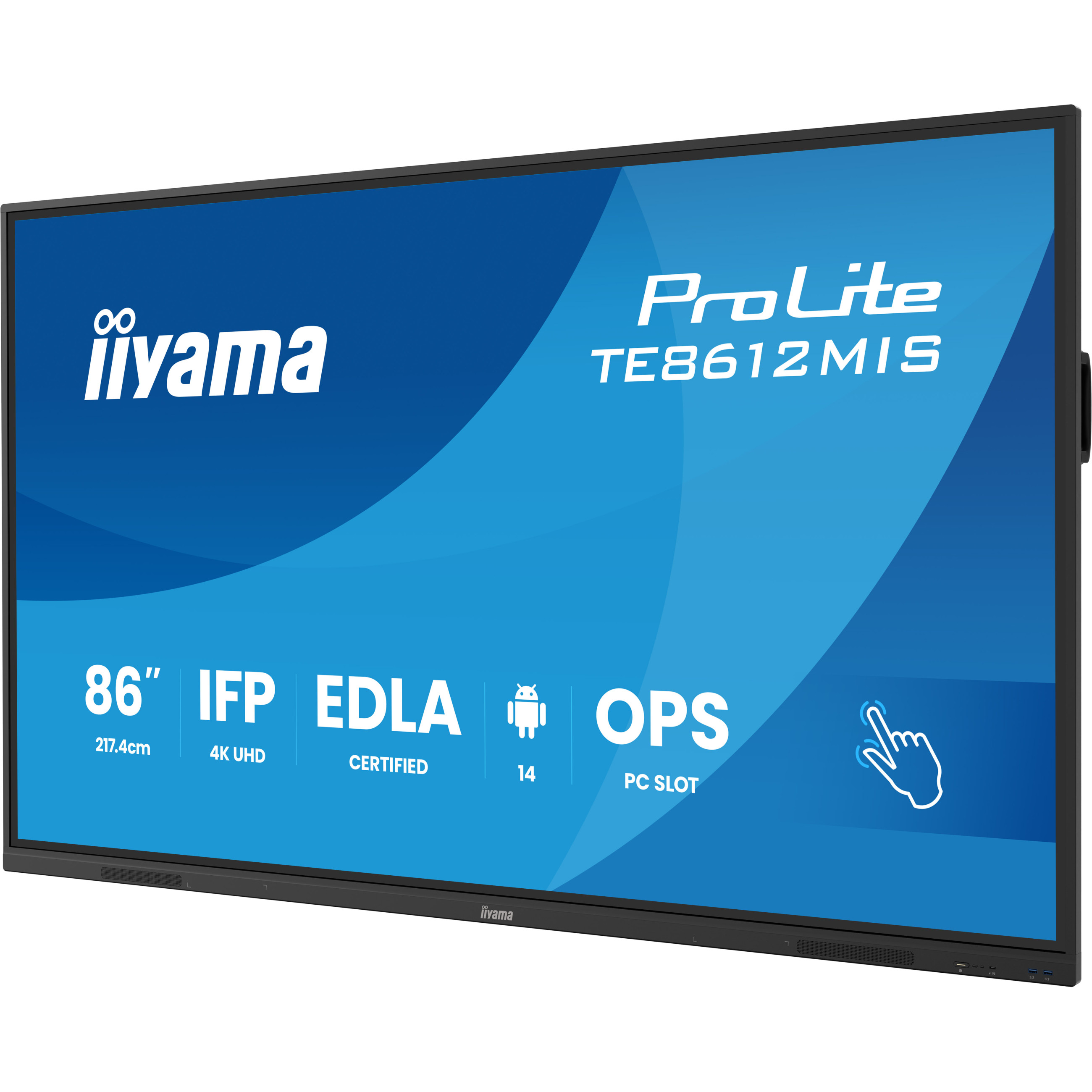 IIYAMA 217.4cm TE8612MIS-B4AG 16:9 M-Touch-2